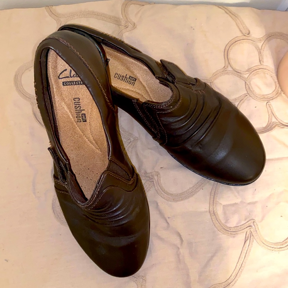 Clarks brown shoes